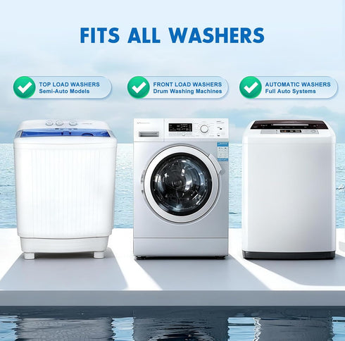 SNUGAVA 24 Pack 1 Washing Machine Cleaner Tablets and Deodorizer: Laundry Machine Tub Descaler Cleaner, Deep Cleaning