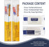 30 Pack Disposable Toothbrushes with Toothpaste and Soap, Individually Wrapped, 2 Colors, Hotel Travel Size