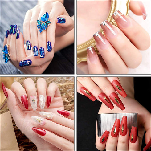 MAGIC ARMOR Nail Glue for Acrylic Nails, Long Lasting Nail Adhesive Glue for Press On Nails, 0.07oz (50 Pcs)
