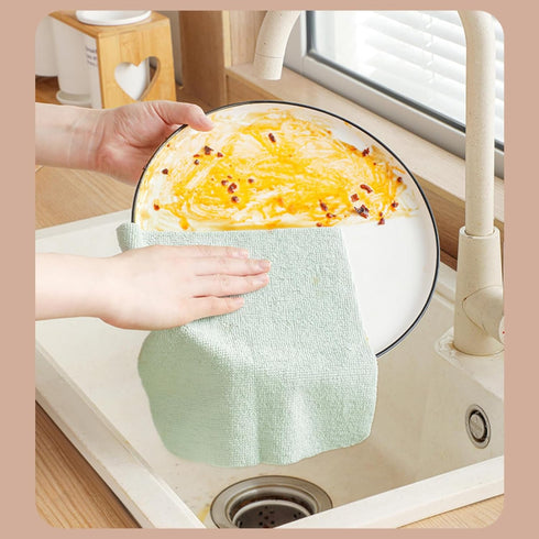 Microfiber Cleaning Cloths - 20 Pieces Reusable Towels in Box, Lint Free Multi-Purpose