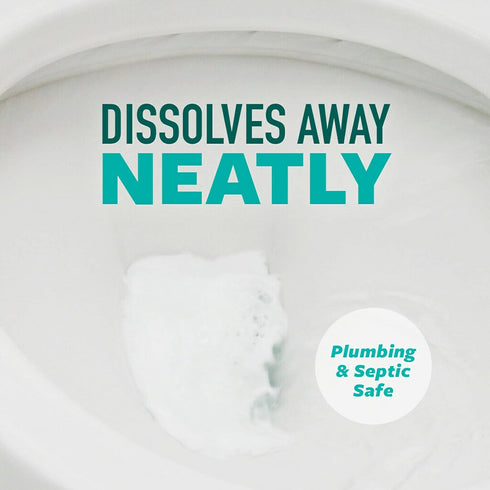Scotch-Brite Scrub & Drop Toilet Cleaning System Refills, Dissolvable Toilet Bowl Cleaner Pad Tablets (6 Refills)
