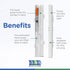 GMS Syringe Case - Holds New, Prefilled & Used Syringes with Needles, Small & Discreet Sharps Container, 2 Pack - Clear
