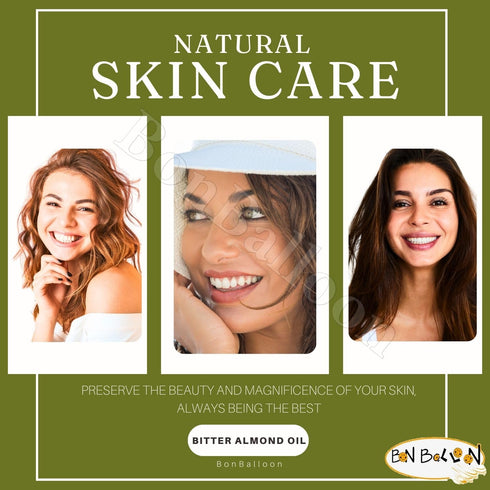 Pure Bitter Almond Oil Cold Pressed Natural Vegan for Face and Skin Care, 1.05 oz