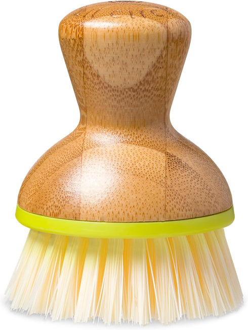 Full Circle Green Bubble Up Bamboo Dish Brush, White, Model: FC12115G