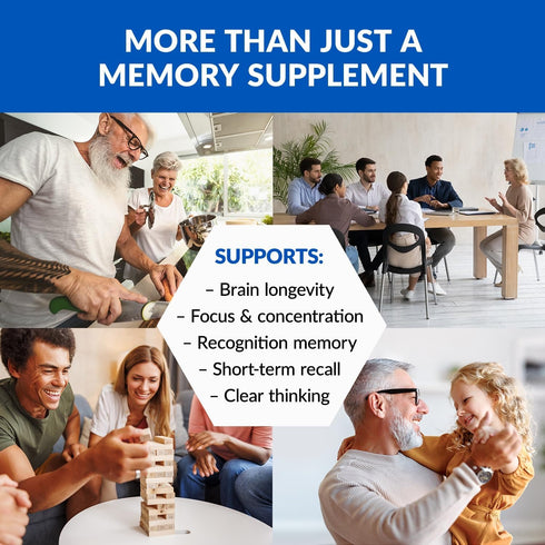 BioTrust Eternal Mind Brain Supplements - Clinically Studied Memory Supplement for Focus & Cognition - 30 Servings