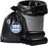 Zokaitwy 40-45 Gallon Trash Bags 100 Count, 21 Micron HDPE, Durable & Tear-Resistant