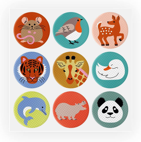 Cliganic Mosquito Repellent Stickers, 180 Pack Animal Patches for Kids, Natural DEET-Free