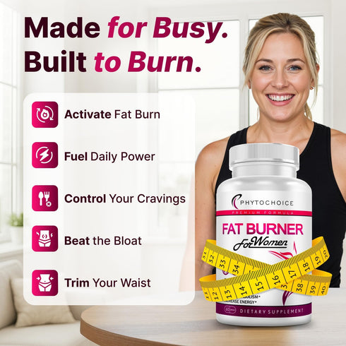 Slimming Belly Fat Burner for Women Powerful Weight Loss Pills That Target Stubborn Belly & Thigh Fat Thermogenic