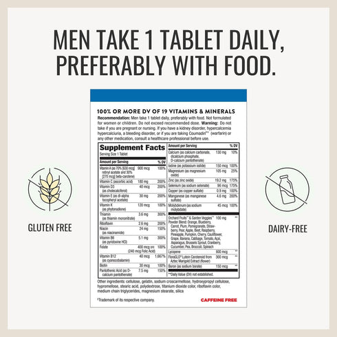 Nature's Way Alive! Men’s 50+ Complete Multivitamin, Supports Multiple Body Systems, 130 Tablets
