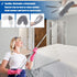 Dusters for Cleaning, 9Pcs Feather Duster with Extension Pole Up to 100'', Bendable Washable Long Duster