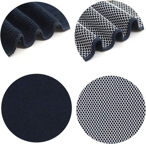 Microfiber Dish Cloths, Fast Drying Kitchen Cleaning Rags, Ultra Absorbent Lint Free Washcloths, 8 Pack