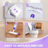 LYASILGC 10 Pack) Disposable Power Mop Pads Refills for Swiffer PowerMopMulti-Surface Mopping Pad Refills for Floor