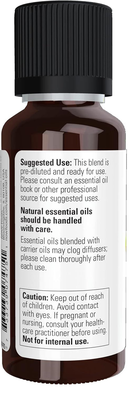 NOW Essential Oils Blue Tansy Oil Blend - 1-Ounce, Soothing and Calming with a Sweet and Fresh Aroma