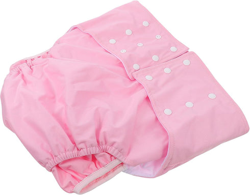 Leak-Proof Washable Adult Diaper Pants, Breathable Reusable Cloth Briefs for Elderly, Large