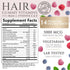Gummies Gummy 5000 B12, 120 Gummies Hair Vitamins - Sugar Free Hair Growth Support with Biotin mcg Per Serving, Vitamin