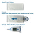Disposable Cover for Rectal Thermometers, Special for Large Display & Short Probe Baby/Pet Thermometers (100 pcs)
