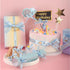 Happy Birthday Ribbon 2 Rolls, 1.5cm Satin Gift Wrap Ribbons for Bouquet, DIY Flower Birthday Wrapping, Party Supplies