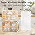 XAQEGUW 7 Weekly Pill Organizer, Compartment Travel Pill Case with Rotatable Dose Recorder, Daily Waterproof Airtight