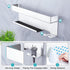 Hair Dryer Holder Wall Mount for Curling Iron Attachment Organizers and Storage, Adhesive Hair Dryer and Curling Iron