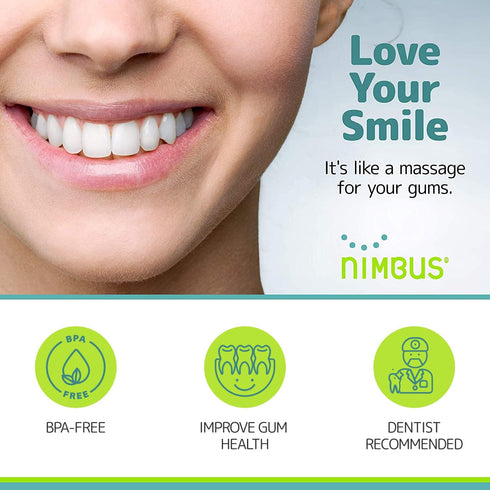 NIMBUS Extra Soft Toothbrushes, 5 Pack - Regular Size Head with Tapered Bristles for Sensitive Teeth