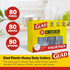 Set 240 Count Glad Clear Disposable Cutlery with Heavy Duty Plastic Forks, Knives, and Spoons, Reusable Dishwasher Safe