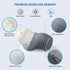 Neck Pillows for Pain Relief, Cervical Support Pillow with Pillowcase, Memory Foam Relaxer for Home & Travel (Black)