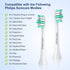 MRYUESG 10 Pack, Toothbrush Replacement Heads Compatible with Philips Sonicare, Electric Brush Head for Phillips Plaque