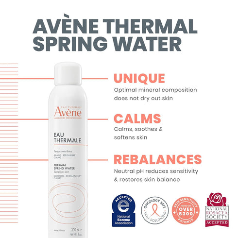 Eau Thermale Avene Thermal Spring Water, Soothing Calming Facial Mist Spray for Sensitive Skin
