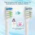 6 Pack Replacement Brush Heads for Waterpik Sonic Fusion Flossing Toothbrush, Compatible with SF01/SF02/SF03/SF04