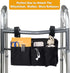 Wheelchair Side Bag with Cup Holder,Wheelchair Armrest Accessories Storage Pouch for RollatorWalkerPower