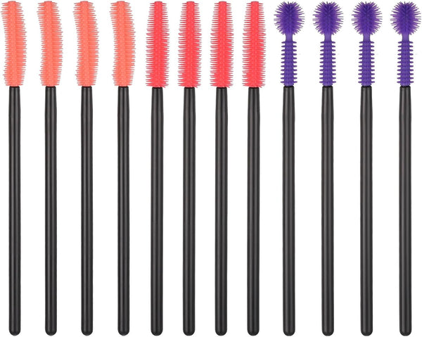 Zelphvt 12 Pcs Silicone Nook and Cranny Brush Crevice Cleaning Brushes 3 Styles