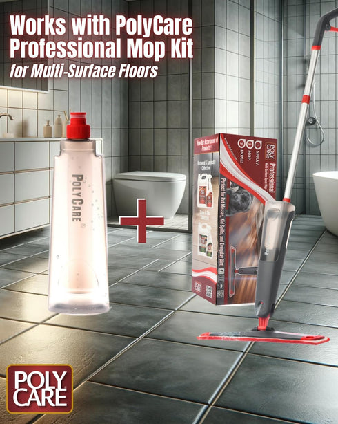 Pack 3 Hardwood Floor Cleaner Spray Mop Cartridge - of - Unscented - Refillable - Residue-Free Floor Cleaning Solution
