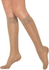 Healthweir Sheer Graduated Compression Knee High Stockings for Women, 15–20 mmHg Support Socks (5, Black)