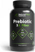 Prebiotic Fiber Supplement 5-in-1 Capsules - Daily Soluble Fiber Formula for Gut Support, 120 Caps