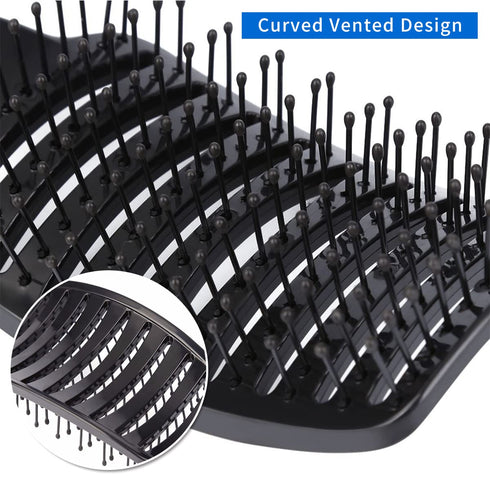 Vent Blow Dryer Hair Brush - Women Thick Long Curly Paddle Detangling Tool