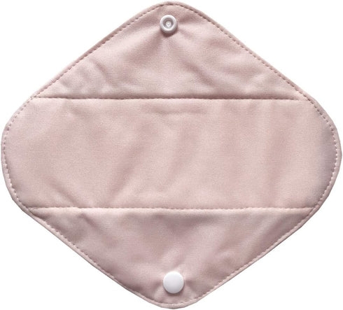 MUMBABY 5 (8 inch)) Pieces Charcoal Bamboo Mama Cloth/Menstrual Pads/Reusable Sanitary Pads (Light Pink, Pantyliner