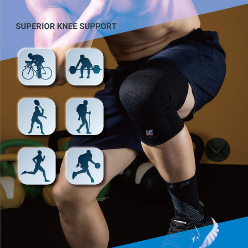 LP SUPPORT 647 Knee Brace - For Knee Pain, Arthritis Relief, Injury Recovery - Knee Sleeves for Weightlifting, Hiking