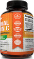 NutriFlair Liposomal Vitamin C, 1600mg, 180 Capsules, High Absorption, Immune System Support & Collagen Booster