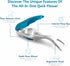 QWIK Dental Flosser | Click-to-Use, Reusable & Refillable | Pre-Loaded Floss with Travel Cover | Easy Flossing