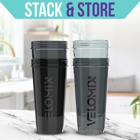 '-4 PACK- 28 oz Protein Shaker Bottle for Protein Mixes, Leak Proof Shaker Cups with 4x Wire Whisk