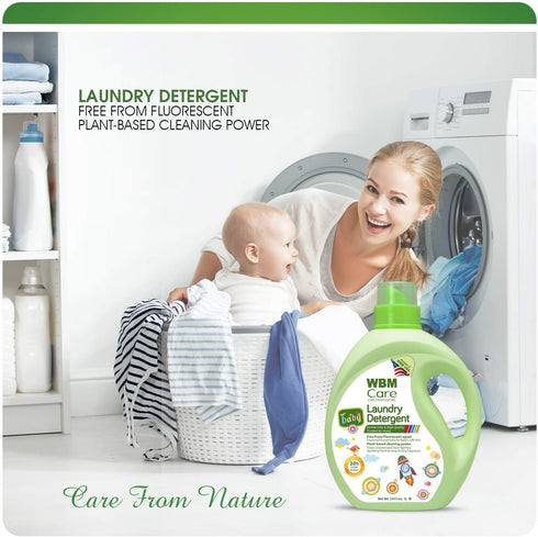 Laundry Detergent, Plant-Based Liquid, 50 Loads Total, 34 fl oz