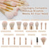 Daubigny 16Pcs Silver Premium Synthetic Makeup Brush Set - Professional Foundation, Powder, Concealers, Eye Shadows,