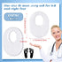 WILLBOND 48 Pack 1/4" 1/8" 1/4 Inch) Callus Pads Soft Thick Oval Shape Corn Pads Felt Callus Cushions Adhesive Corn