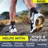 Sparthos Ankle Compression Socks (Pair), Plantar Fasciitis Ankle Brace with Arch Support, Pain Relief from Sprains