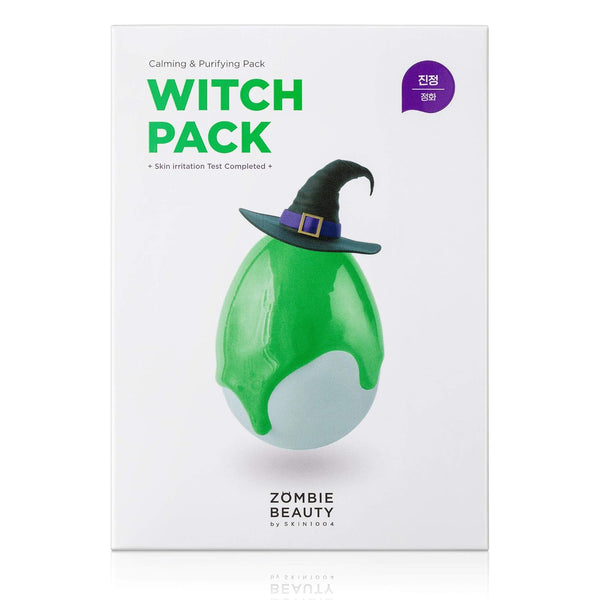 SKIN1004 Witch Pack (1 box - 8 ea) | Creamy Mud Pack with Green Tea, Water Calming Purifying Pore Care