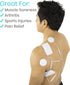 Vive Tens Unit Muscle Stimulator, Electric Shock Therapy for Pain Management, Self-Sticking Electrodes Pads