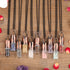 HXSCOO 2ML Natural Amethysts Strawberry Quartz Roll On Perfume Bottle Pendant Necklace Women Quartz Crystal Essential