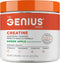 Genius Micronized Creatine Monohydrate Powder, Post Workout Supplement, Green Apple Flavor - 195g for Muscle Building