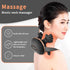 HGUIEPGSQZG 4D Neck Massager with LED Display, with Heat Function, for Relieving Shoulder and Neck Pain, Portable