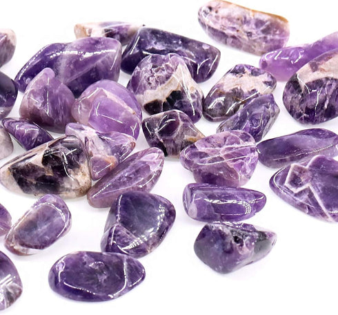 Swpeet 1 Pound Bulk Amethyst Stones, Large Irregular Shaped Gemstone Chips, Perfect for Jewelry Making Home